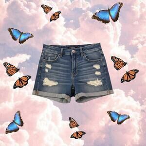 American eagle ne(x)t level stretch curvy hi rise shortie